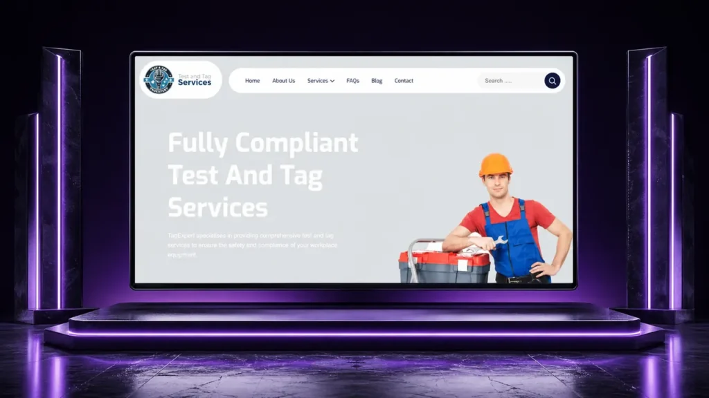 Tag Expert web sitesi tasarımı